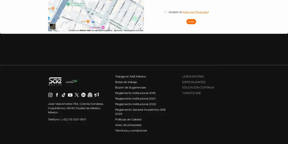 Vista previa de SAE Institute México