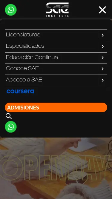 Vista previa de SAE Institute México